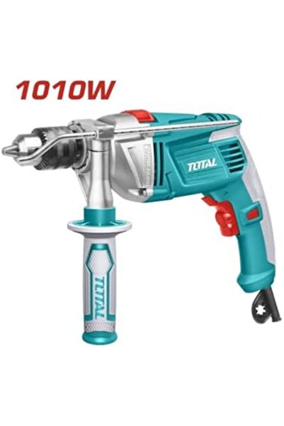 TOTAL Impact Drill 1010W Heavy Duty Drilling Machine 2800rpm Hammer Drill 1.5-13mm Chuck 220/240V 50/60Hz