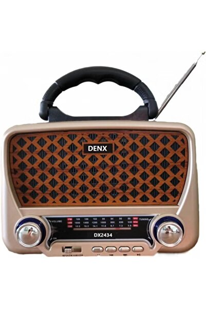 Denx DX2434 Hi-Fi Bluetooth Speaker with Vintage Radio
