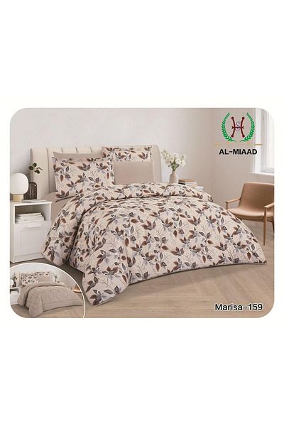 Gerenic 6-piece printed double bedspread