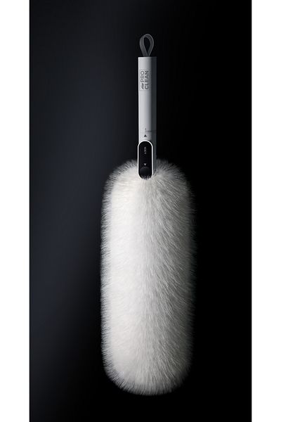Pro Clean Official Dust Brush with Auto Shape-Changing – Soft Polyester Duster, Oval/Flat Dual-Use, Hanging Hook