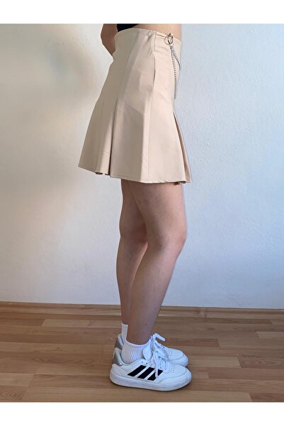 Mixray Pleated Women's Mini Skirt