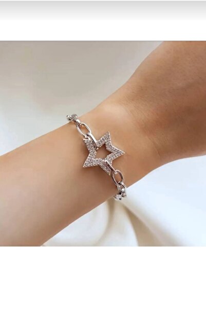 shop Bracelet with Zircon Stone with Star Details