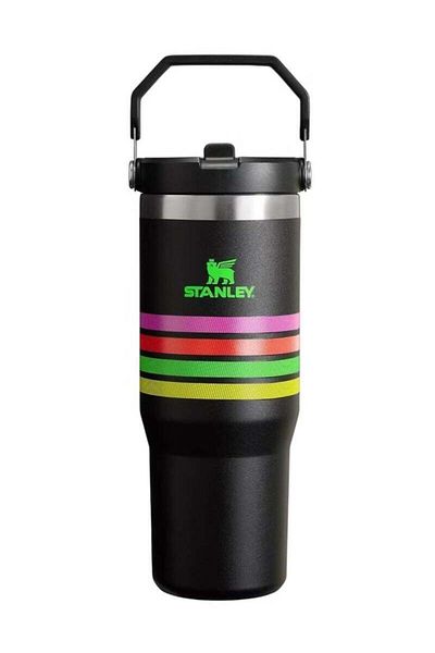 Stanley كوب IceFlow المصنوع من الفولاذ المقاوم للصدأ - زجاجة مياه معزولة بالفراغ للاستخدام في المنزل أو المكتب أو السيارة