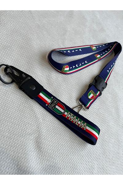CEBECİOTO Italia Keychain and Neck Hanger Set of Rope Quality Auto - Moto Accessory