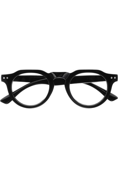 Opulize RIO Blue Light Blocking Glasses - Flat Top Frame - Unisex - Spring Hinges - B53-1