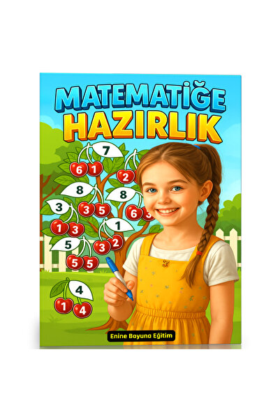 Enine Boyuna Eğitim Book of Preparation for Mathematics Yaz-Sil for Preschool...