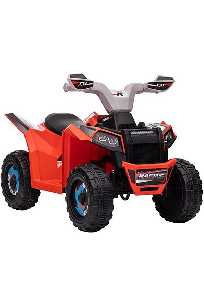 aosom Kids ATV Quad Car, 6V Four-Wheeler Ride on Toy for Kids