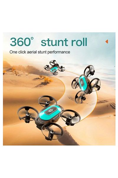 RC طائرة بدون طيار ذكية تعمل بالتحكم عن بعد مع دوران 360 درجة،