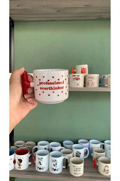 GünayStore Professional Overthinker Mug Tea Coffee Cup 200 ml