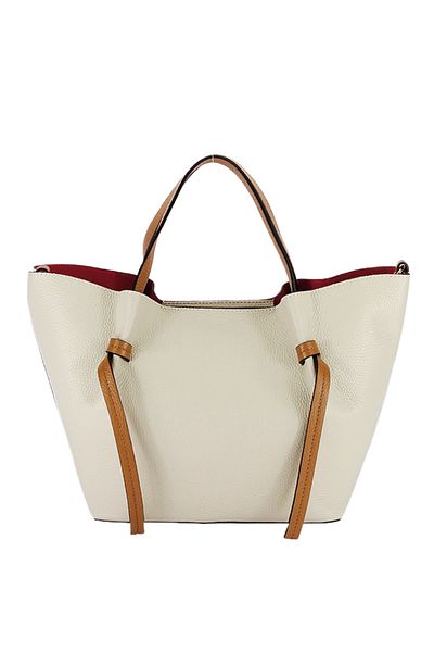 SOFILINE Beige genuine leather bag with removable pouch 1782 132