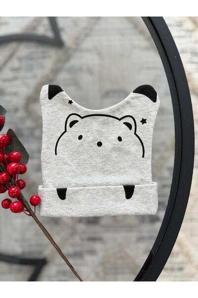 VANİLLİA قبعة أطفال لطيفة على شكل دب محشو للجنسين