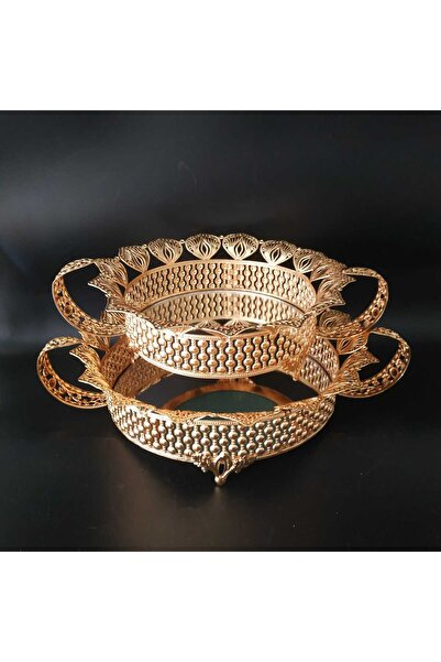 AC STORY صينية عرض مزخرفة بمرآة