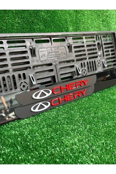 PP Pleksi Otomobil Plakalık Ahenk Model Chery Logolu Plakalık