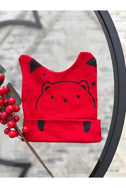 VANİLLİA قبعة أطفال لطيفة على شكل دب محشو للجنسين