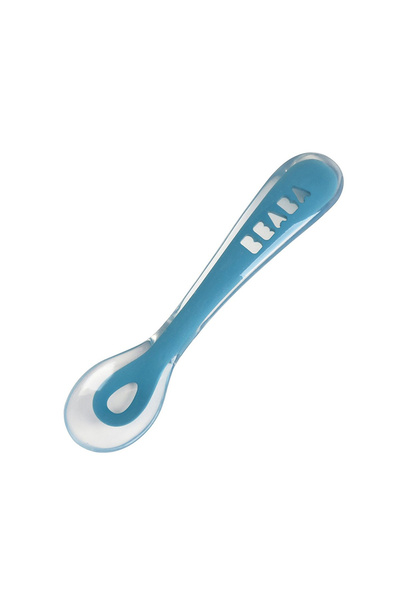 Beaba Lingurita silicon +8 luni Blue