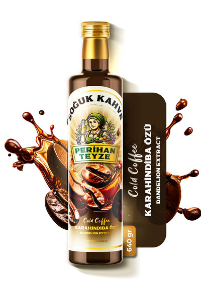 Perihan teyze Karahindiba Özü ve Soğuk Kahve & %100 Kahve Özü 640 Gr