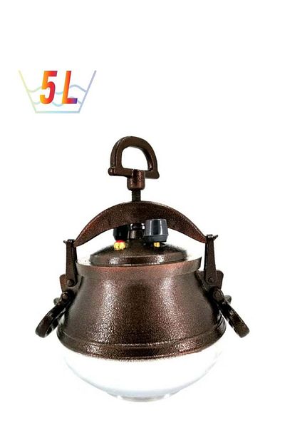 Generic Dark brown Afghan pressure cooker, 5.0 liters