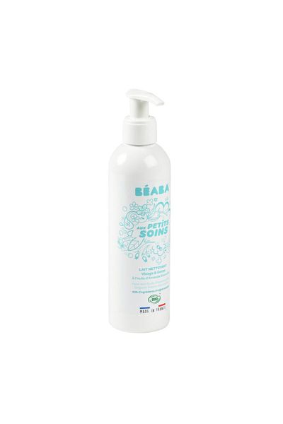 Beaba Lapte de curatare fata si corp pentru bebelusi 250 ml, Certificat