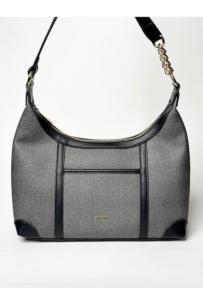 ZIRSHI Large gray shoulder bag