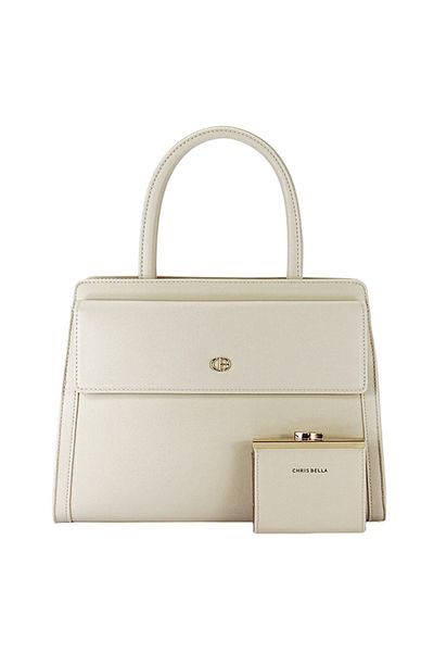 CHRİS BELLA Premium cream bag with wallet CB2427-3 17