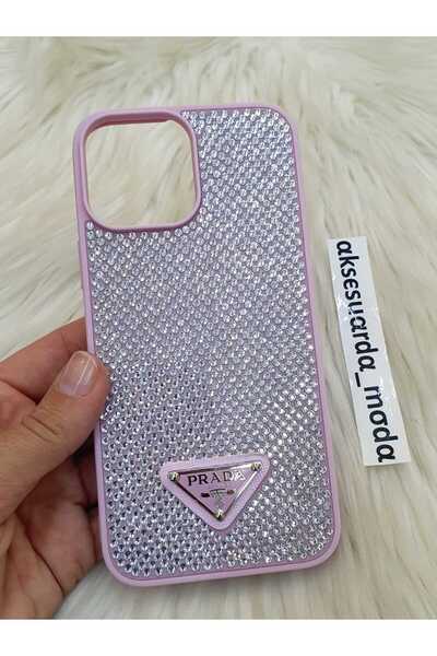 ZB Aksesuarda Moda حافظة فاخرة مرصعة بالكامل بالجواهر متوافقة مع آيفون 13 برو...