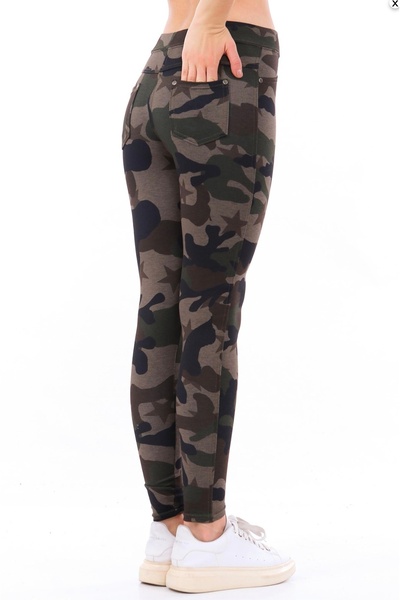 NightLove Dynamic 182 Baskılı Kamuflaj Desen Pantolon Tayt