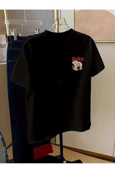 CVS Men's Oversize T-Shirt Popeye the Sailor Retro Vintage Spinach |   Ideal as a Gift, Different Size