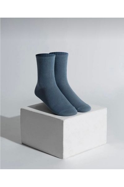 Bestrend Box of 6 College Socks Colorful Cotton