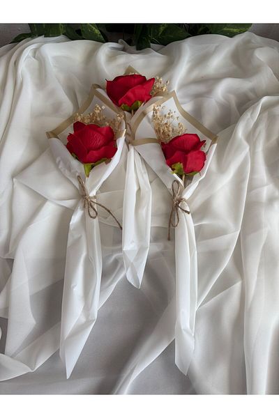 ZEKAAVM 1Pcs Mother's Side Does Not Fade Velvet Rose Girl Ask for Promise Engagement