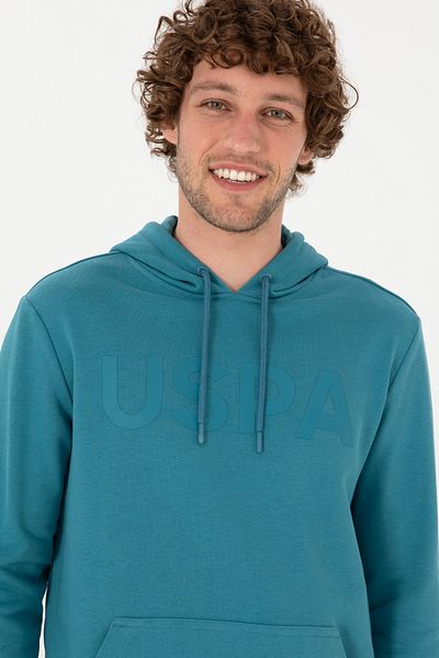 U.S. Polo Assn. Men's Petrol Basic Sweatshirt 50269396-Vr102
