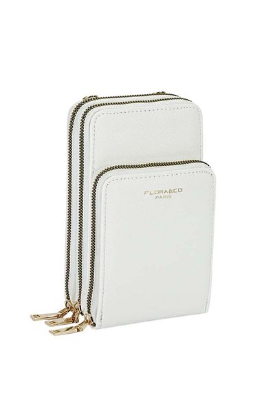 Flora&Co Paris White wallet and phone case 6019 07