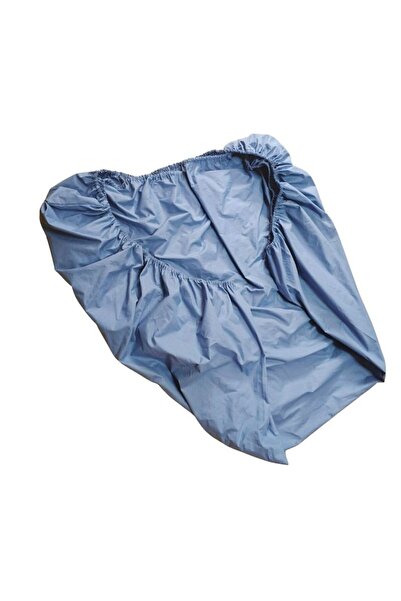 ARIALE Cearceaf de pat cu elastic Nilul Linistit Ariale, bumbac ranforce, 140 X 200 cm, albastru