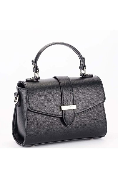 Flora&Co Paris Geantă mică neagră Flora&CO F8580 M7