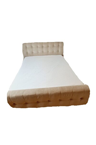 ARIALE Husa de pat cu elastic ARIALE, bumbac ranforce, 180 x 200 x 25/27cm, Alb