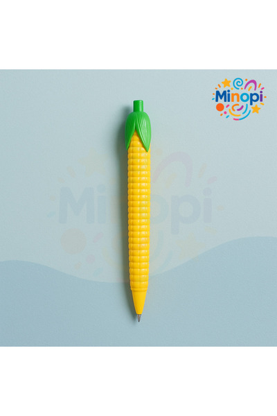 Minopi 3Pcs Yellow Cute Corns Versatil Pencil 0.7 mm Colorful Children's Pencil