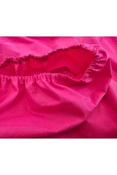 ARIALE Etern Lux Fitted Sheet, cotton ranforce, 180x200x25 cm, Cyclamen