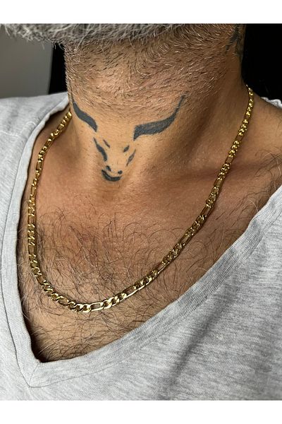 Mos Tespih Men's Yellow Lacquer Coated Steel Necklace