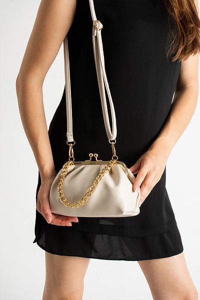 Berlin bags Chain Burs Interlocking Chain Detail Crossbody Women's Bag