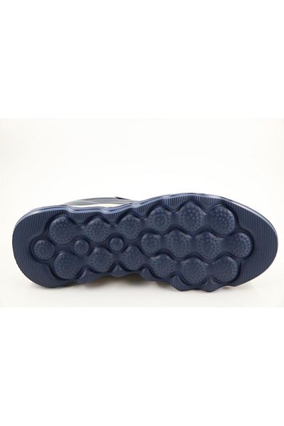 MARCOMEN 20414 Genuine Leather Navy Blue Men's Casual Shoes