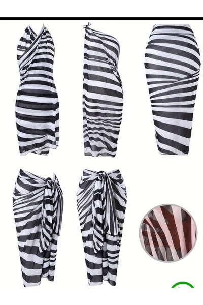 ZEKAS FASHION Φούστα παρεό από τούλι