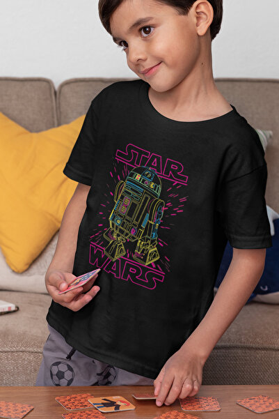 SEVBANO تي شيرت للأطفال مطبوع عليه حرب النجوم للجنسين من تصميم حرب النجوم (1-...