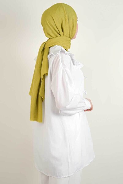 MODA στρογγυλός γιακάς Πουκάμισο με λεπτομέρεια φιόγκου