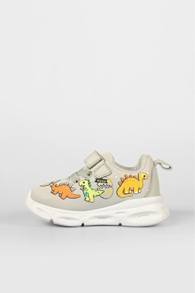 Vicco Dino Gray Kids Sandals