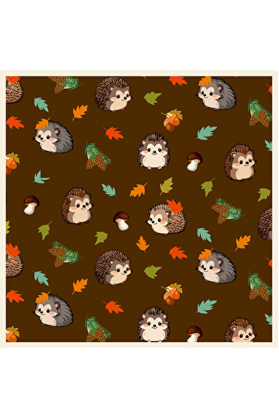 Sultan İpek وشاح/باندانا منقوشة على شكل قنفذ 48x48