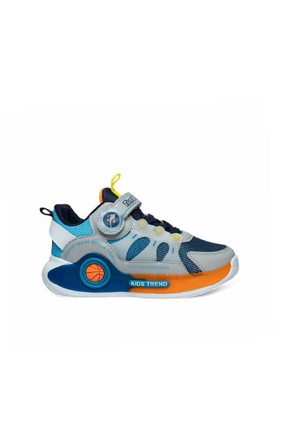 Trend Adımlar Gray Boy's Ultra Light Half Throat Sneaker