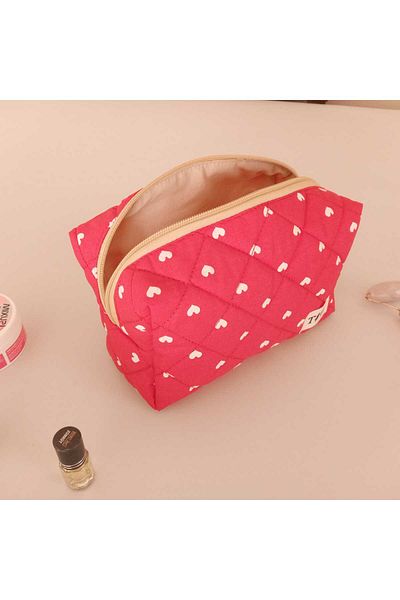 TALL WAY Heart Pattern Makeup Bag