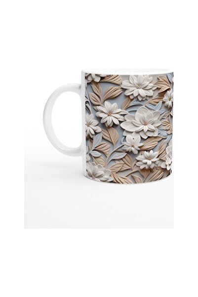 Luluyen Elegant Zindelik Relax Flower Patterned Mug