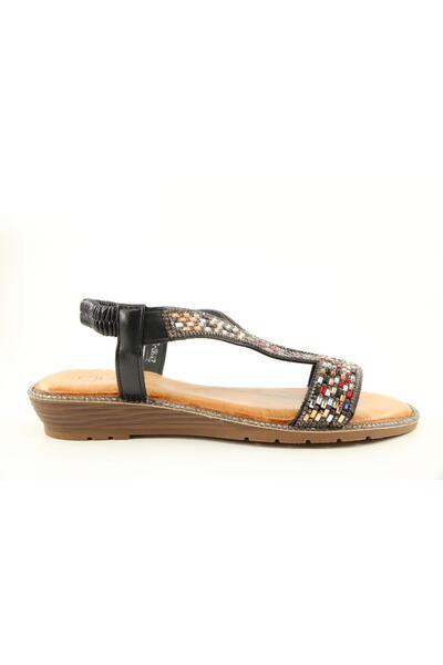 Guja 25Y187-3 Orthopedic Black Women's Sandals