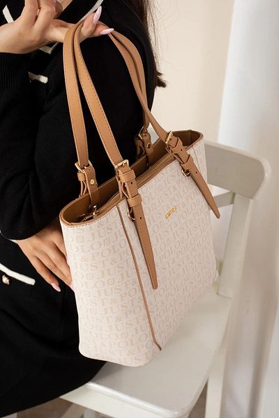 Just Polo Original Women's Large Size Waterproof Handbag Tote Bag 342205Pc