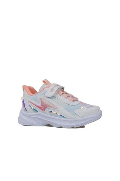 Trend Adımlar Pantofi sport pentru copii, albi, ușori, cu velcro
